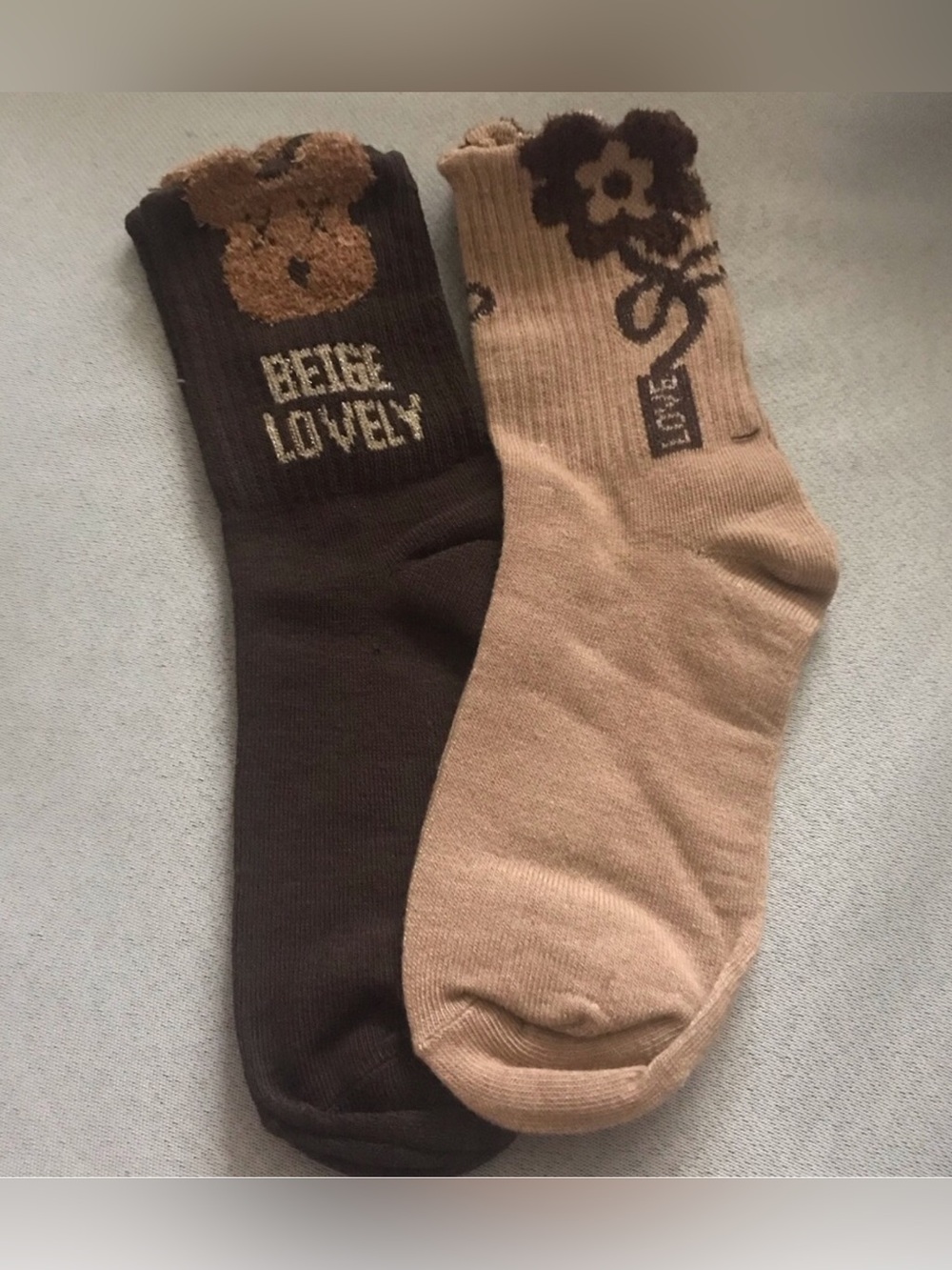Set of Cute Brown Tones Socks